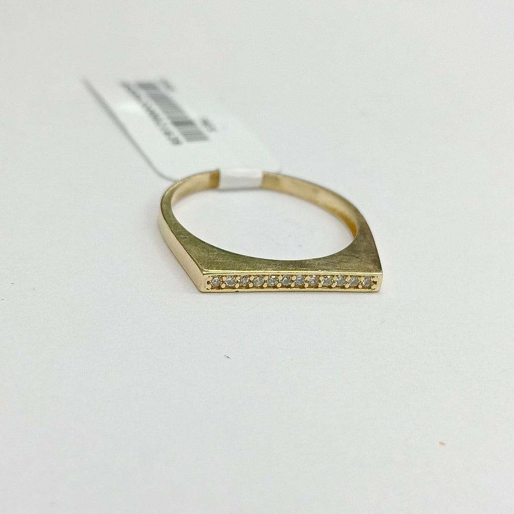 ANILLOS C/CIRCONIA ORO 10K TALLA 9 1.9 GR (NUEVO)