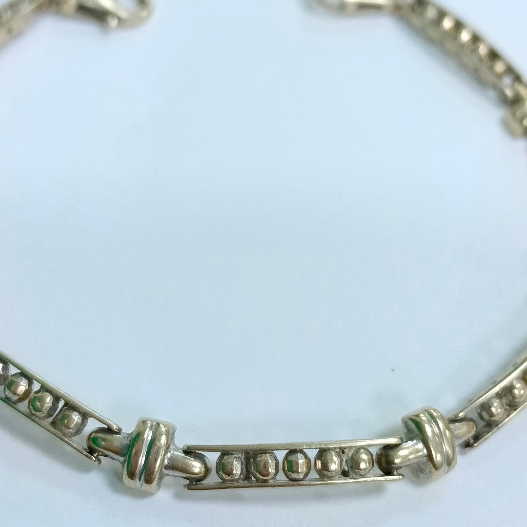 PULSERA ORO BLANCO 18 K 9,00 GRMS (SEMINUEVO)