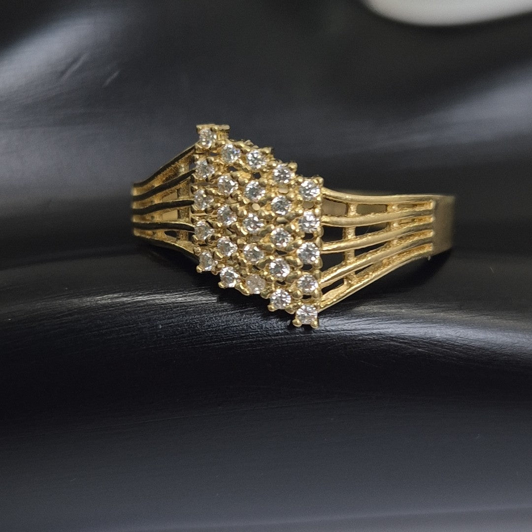 ANILLOS C/CIRCONIA ORO 10K TALLA 9 2.4 GR (NUEVO)