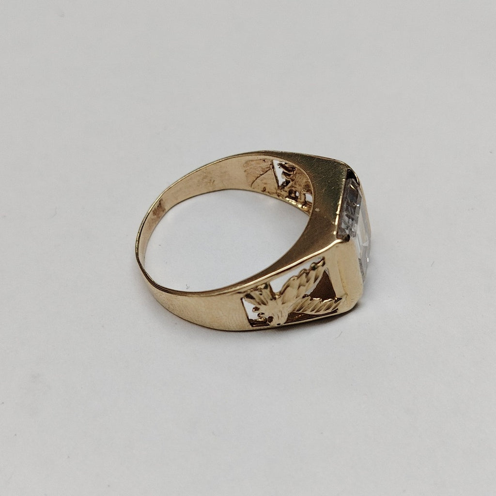 ANILLO ORO 10 K 6,50 GRMS (SEMINUEVO)