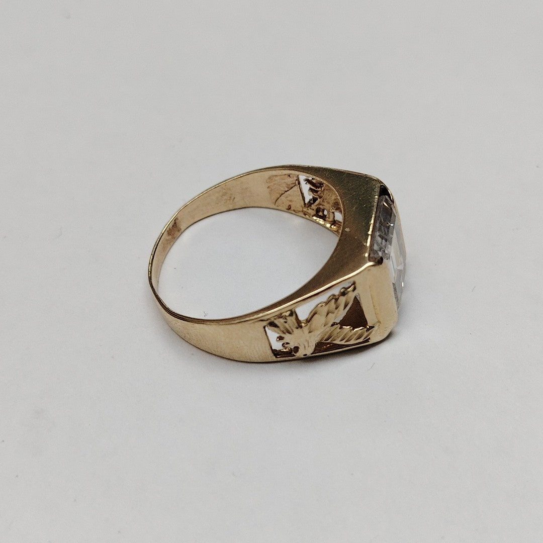 ANILLO ORO 10 K 6,50 GRMS (SEMINUEVO)