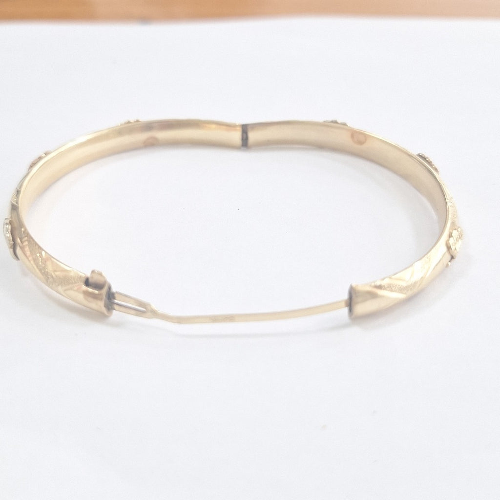 PULSERA RIGIDA ORO 14 K 10.7 GRMS (SEMINUEVO)