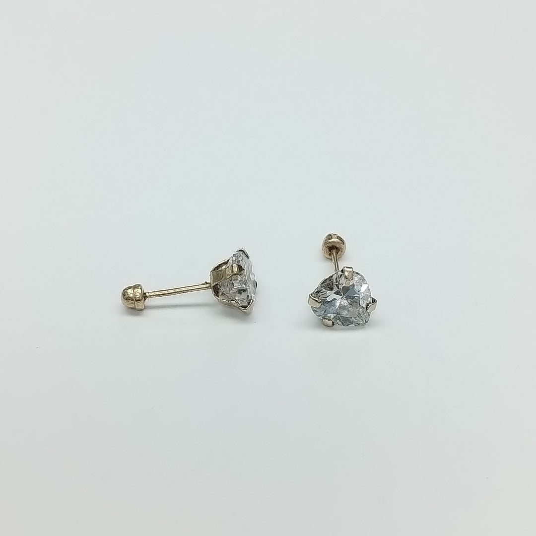 ARETES PAR ORO 10 K 0,90 GRMS (SEMINUEVO)