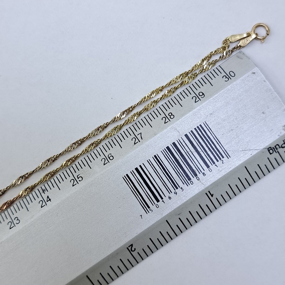 CADENA ORO 14 K 3,00 GRMS (SEMINUEVO)