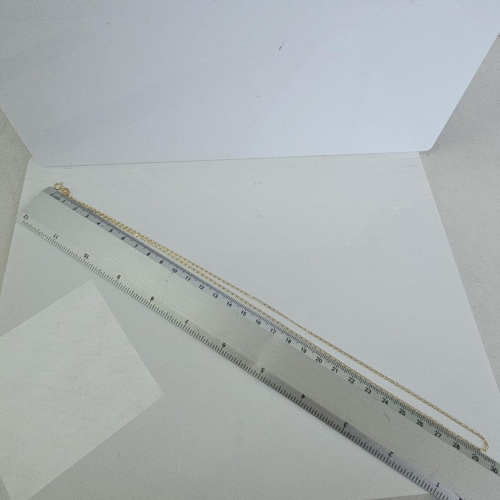 CADENAS TEJIDO ESLABONES ORO 10K 60 CM 2.1 GR (NUEVO)