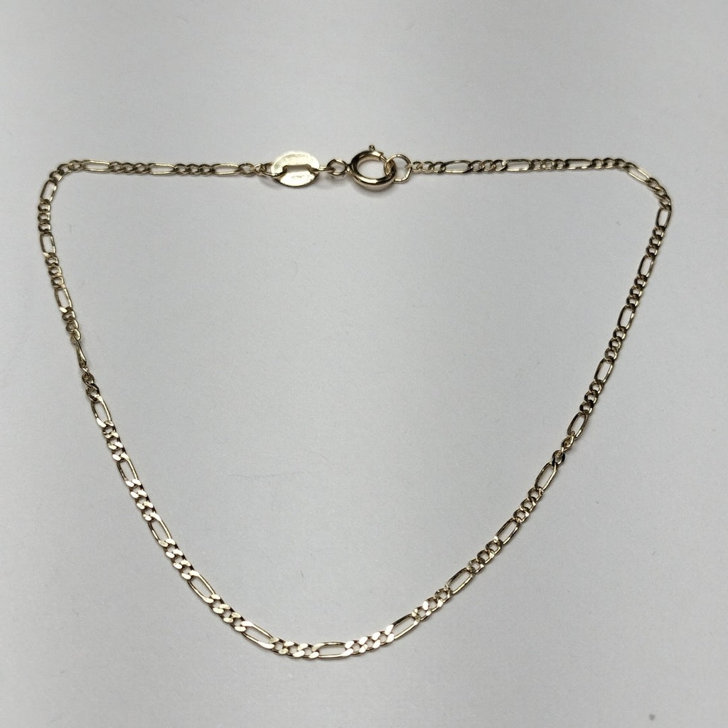 PULSERAS TEJIDO 3X1 ORO 14K 21 CM 1 GR (NUEVO)