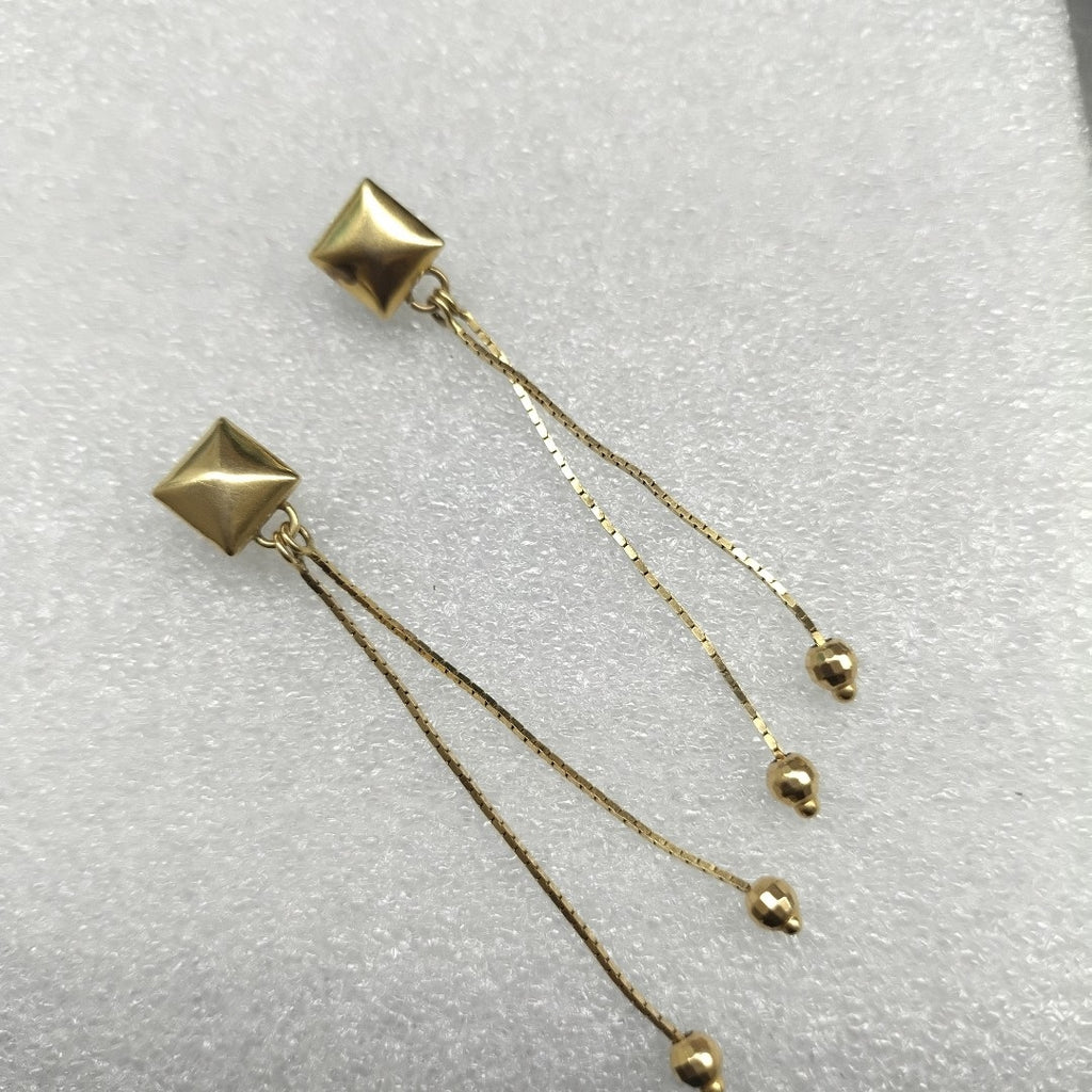 BROQUELES PAR ORO 14 K 3.3 GRMS (SEMINUEVO)