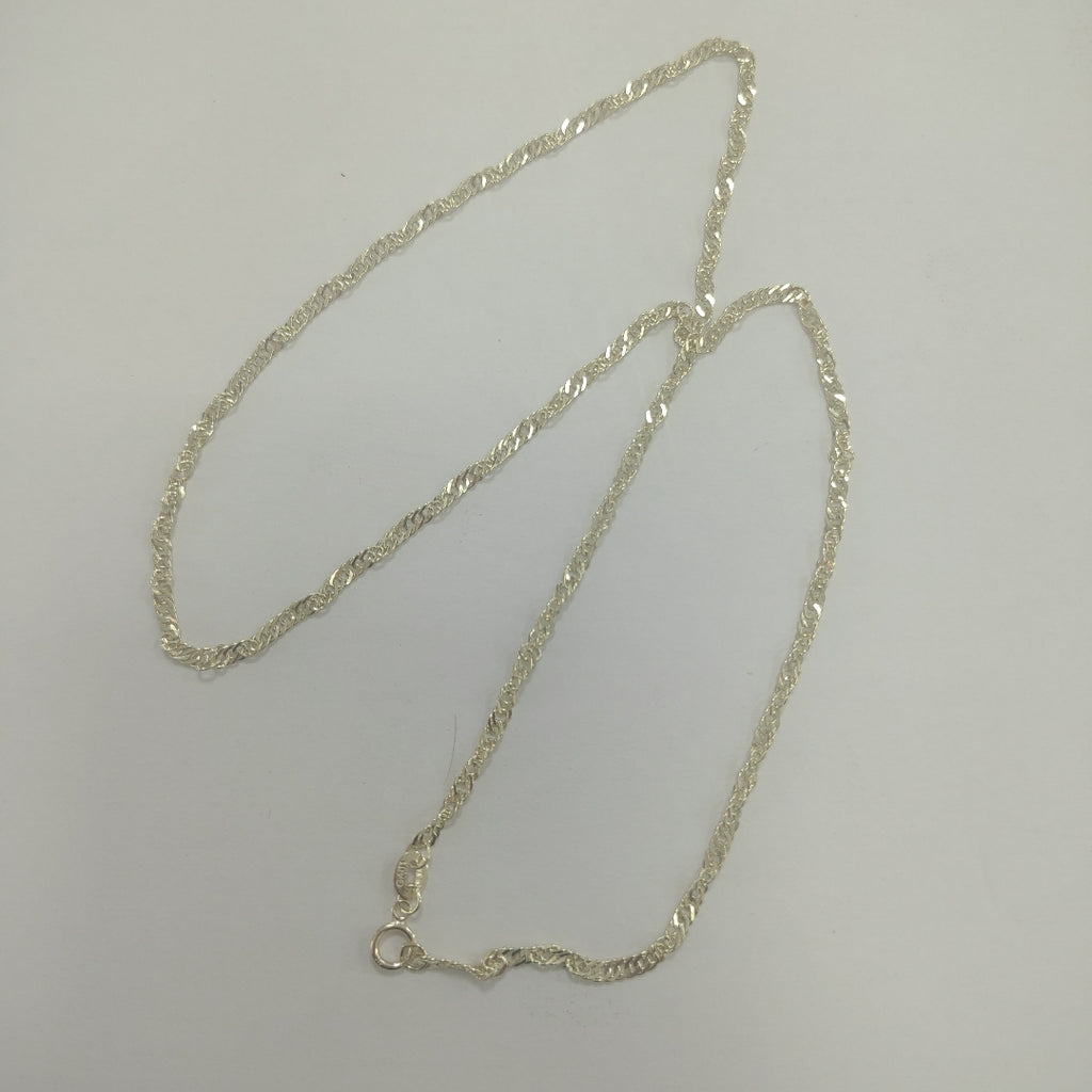 CADENAS TEJIDO MEDIO TORZAL ORO 10K 50 CM 3.8 GR (NUEVO)