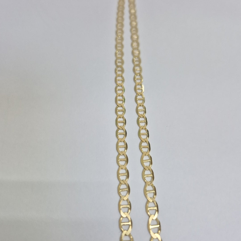 CADENAS TEJIDO MARINERA ORO 14K 55 CM 7.9 GR (NUEVO)