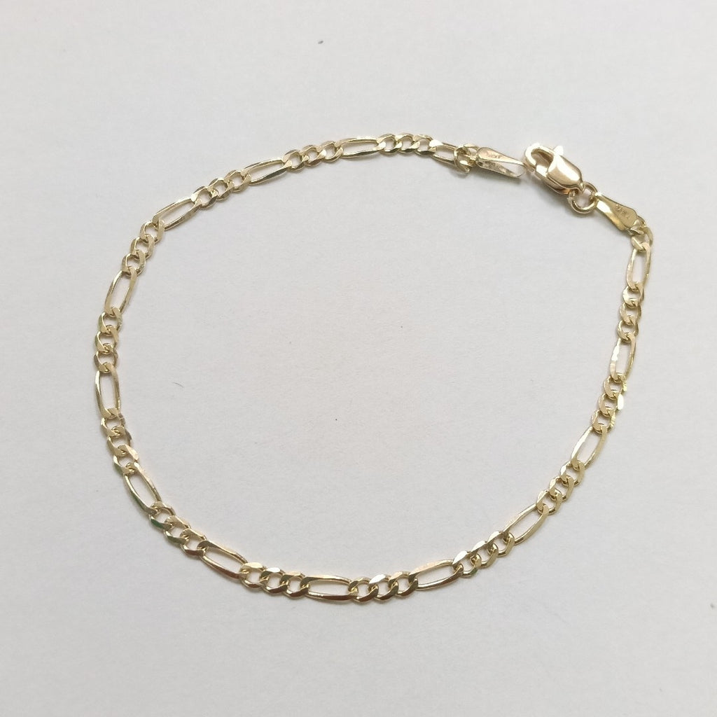 PULSERAS 3X1 ORO 14K 18 CM 1.8 GR (NUEVO)