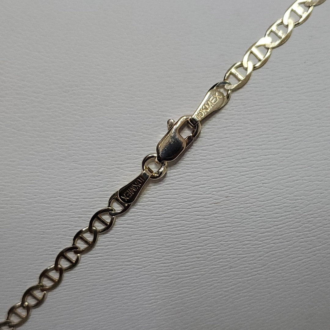 CADENAS TEJIDO GUCHI ORO 10K 60 CM 5.1 GR (NUEVO)
