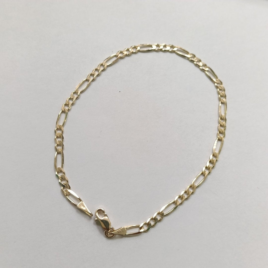 PULSERAS 3X1 ORO 14K 21 CM 3.3 GR (NUEVO)