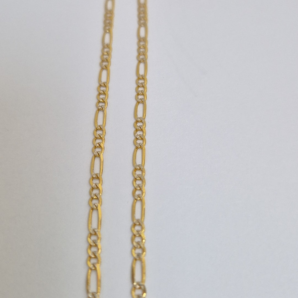 CADENAS TEJIDO 3X1 ORO 14K 55 CM 4.9 GR (NUEVO)