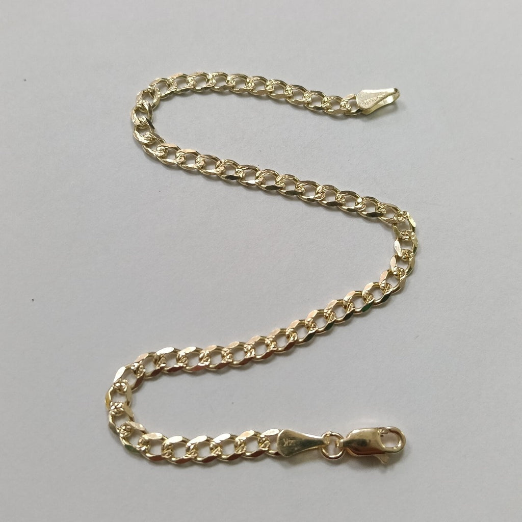 PULSERAS BARBADA ORO 14K 21 CM 5.3 GR (NUEVO)