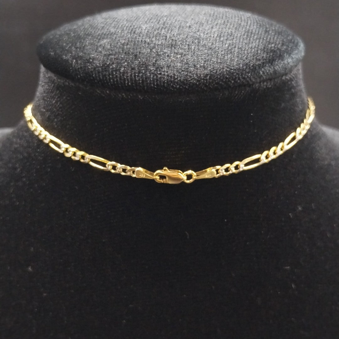 CADENAS 3X1 DIAMANTADA ORO 14K 55 CM 8.5 GR (NUEVO)