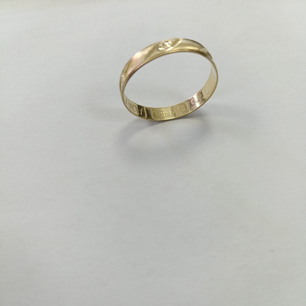 ARGOLLA ORO 10 K 1 GRMS (SEMINUEVO)