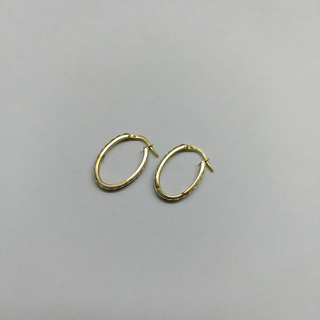ARRACADAS PAR ORO 14 K 2,10 GRMS (SEMINUEVO)
