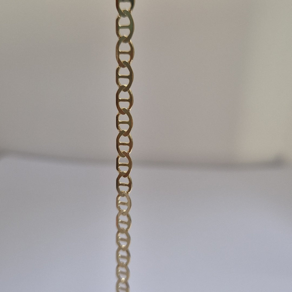 PULSERAS TEJIDO MARINERA ORO 14K 16 CM 2.9 GR (NUEVO)