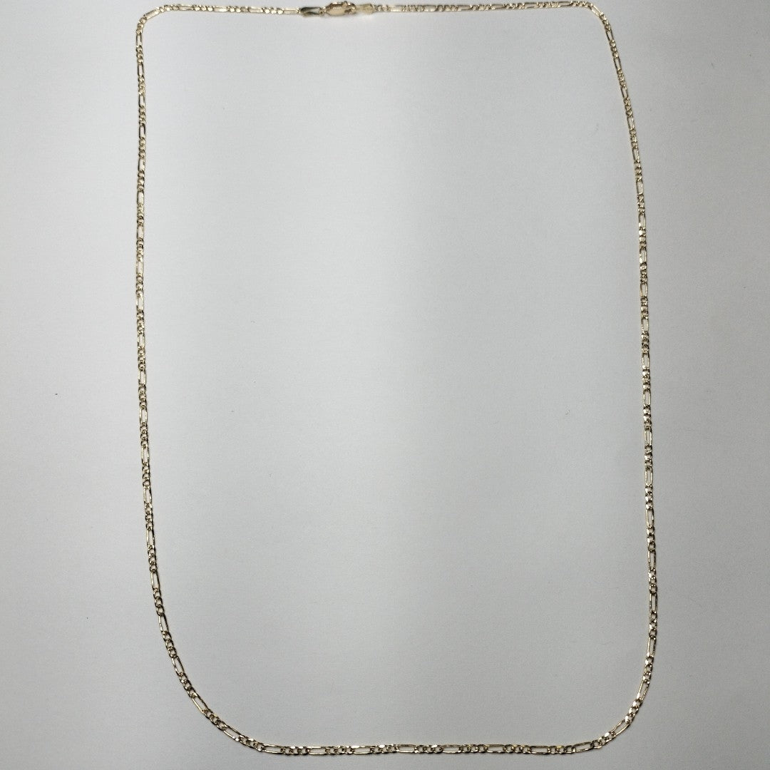 CADENAS 3X1 ORO 14K 55 CM 4 GR (NUEVO)