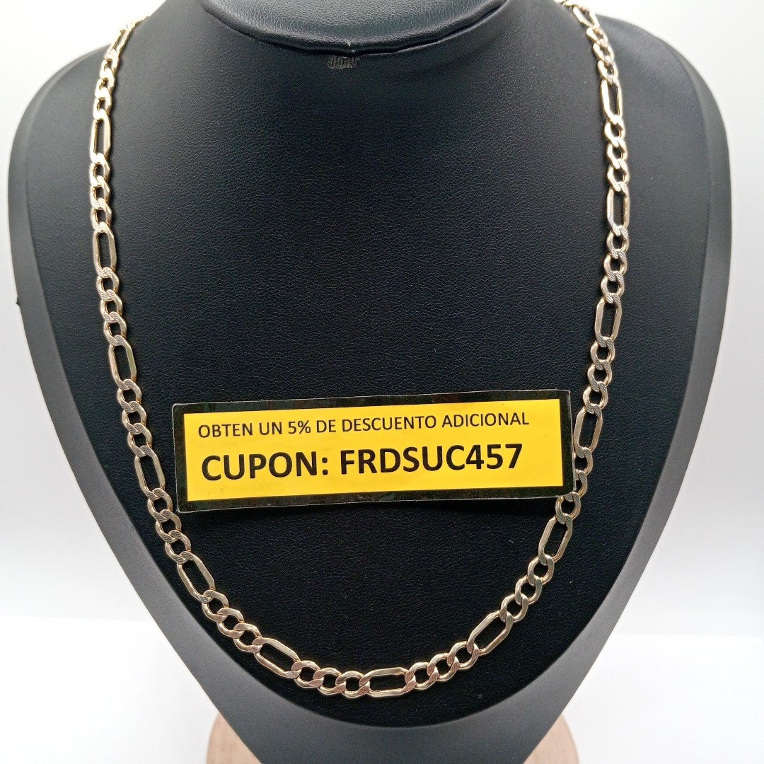 CADENA ORO,RODIADO 10 K 9,70 GRMS (SEMINUEVO)