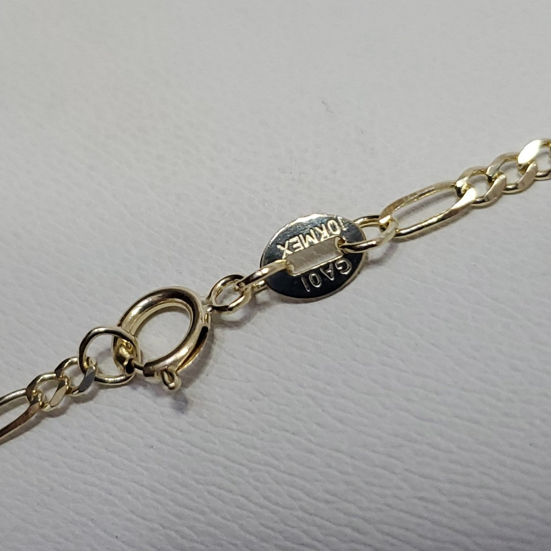 CADENAS TEJIDO 3X1 ORO 10K 55 CM 3.2 GR (NUEVO)