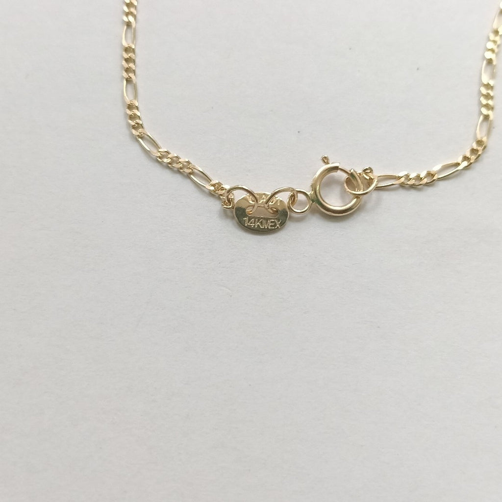 CADENAS TEJIDO 3X1 ORO 14K 55 CM 2.7 GR (NUEVO)