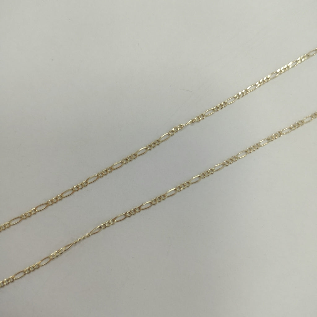 CADENAS TEJIDO 3X1 ORO 14K 55 CM 2.7 GR (NUEVO)