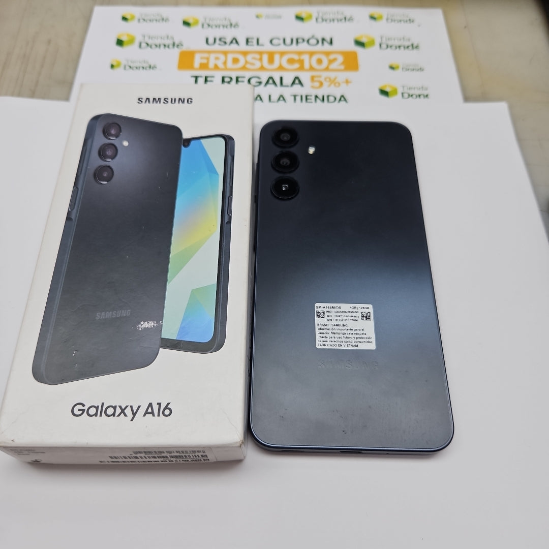 CELULAR SAMSUNG GALAXY A16 SM-A165M (2024) 128 GB 4 GB RAM (SEMINUEVO)
