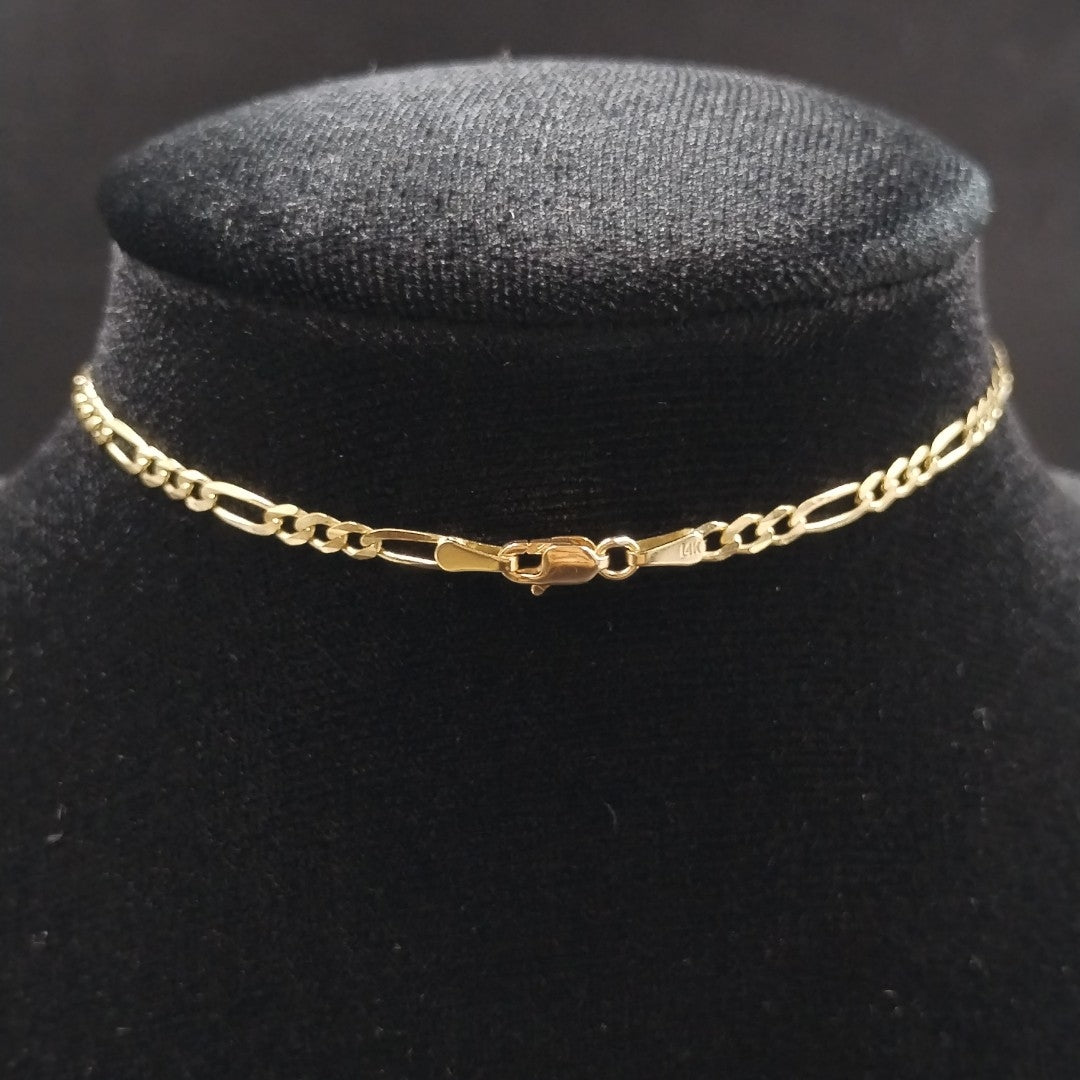 CADENAS 3X1 ORO 14K 55 CM 7.2 GR (NUEVO)