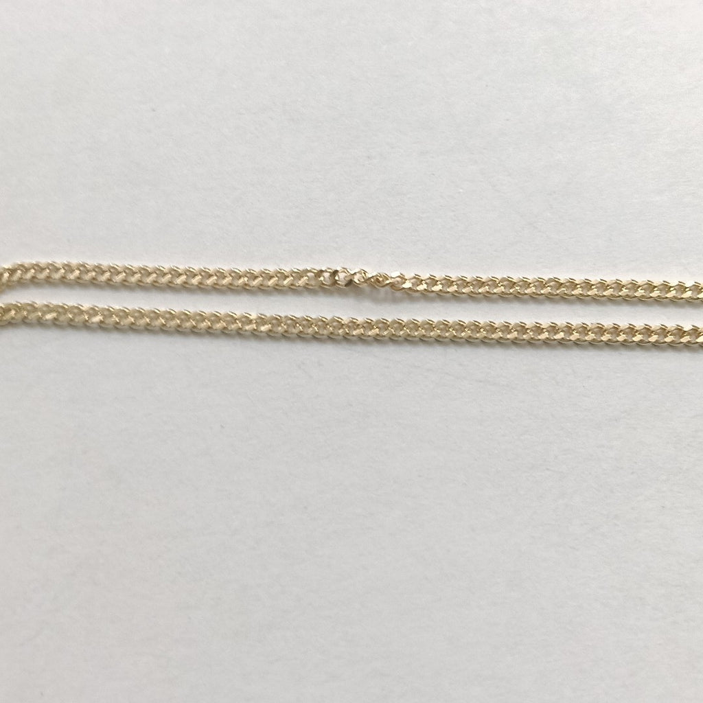 CADENAS TEJIDO BARBADA ORO 10K 55 CM 3.1 GR (NUEVO)