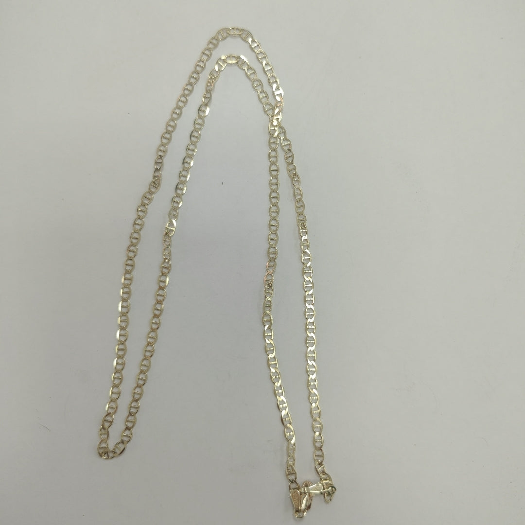 CADENAS TEJIDO GUCHI ORO 10K 55 CM 4.6 GR (NUEVO)