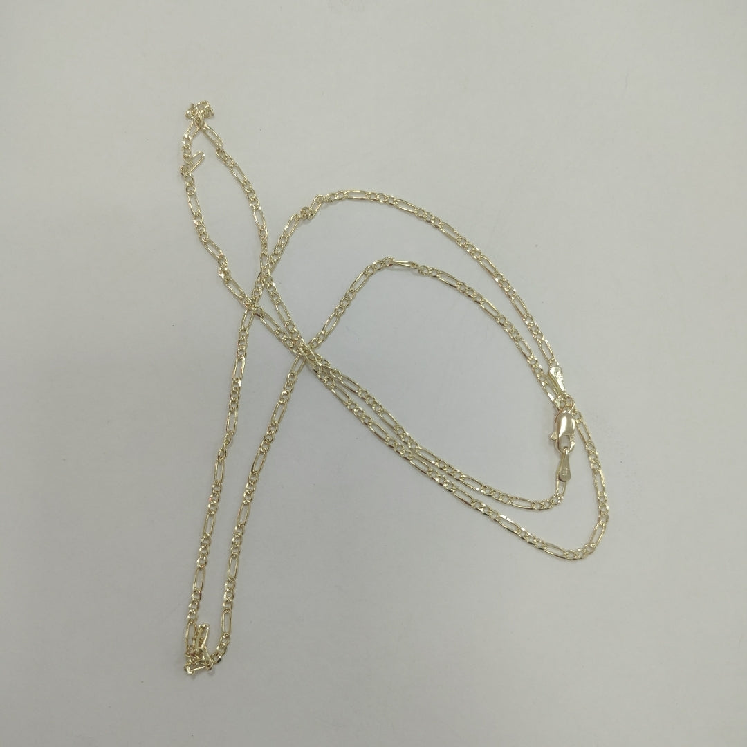 CADENAS 3X1 ORO 14K 55 CM 4 GR (NUEVO)