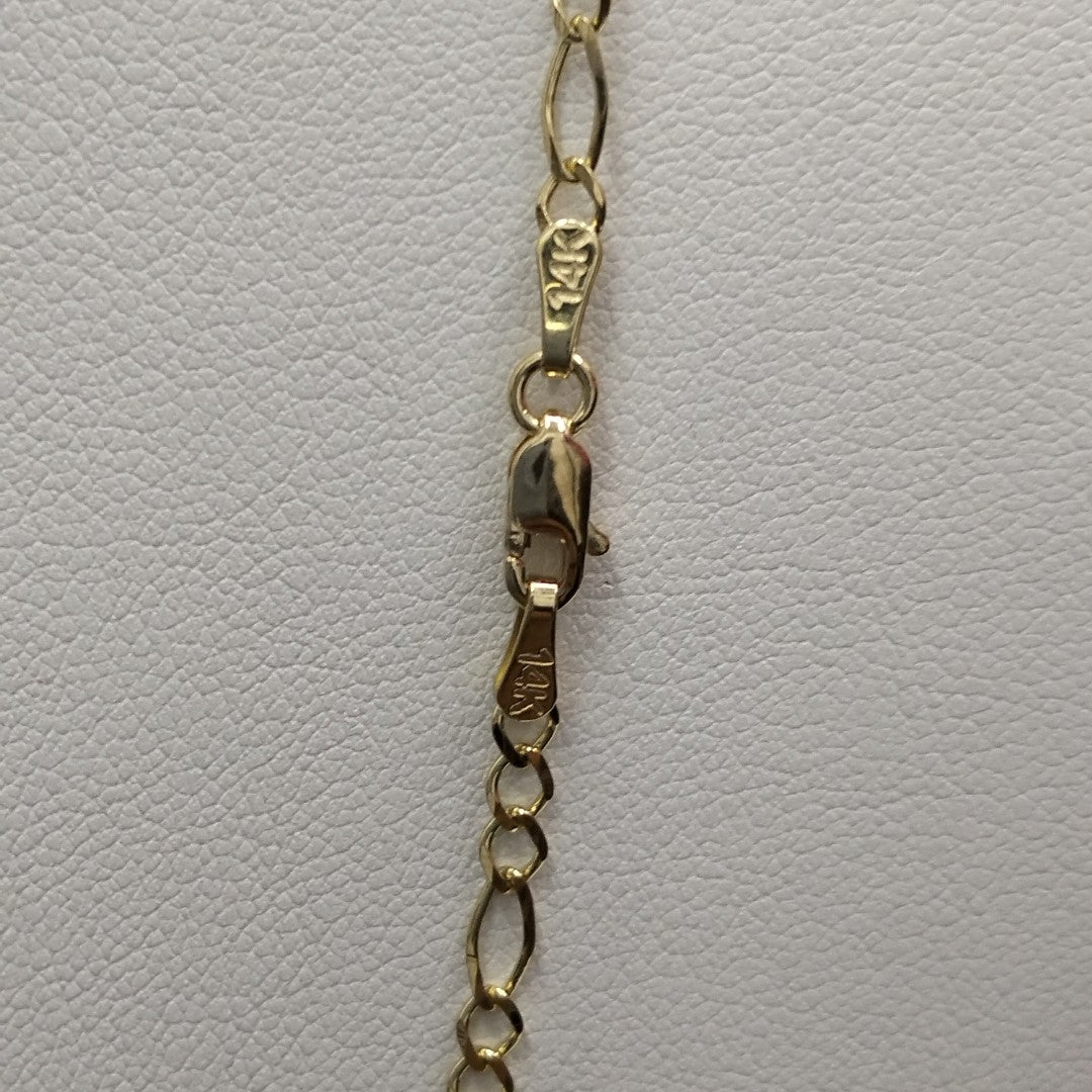 CADENAS 3X1 ORO 14K 55 CM 5.2 GR (NUEVO)