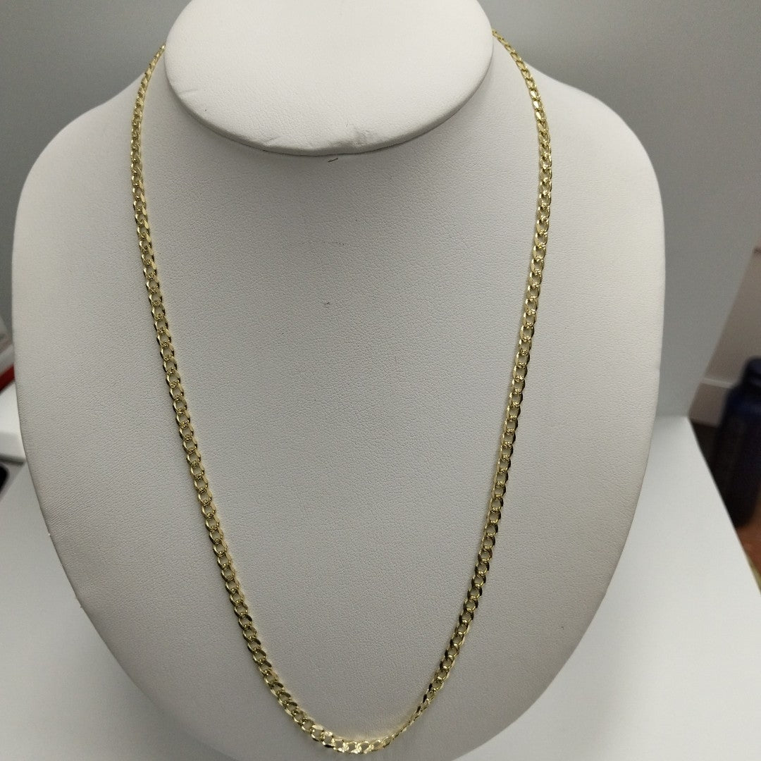 CADENAS BARBADA ORO 14K 55 CM 13 GR (NUEVO)
