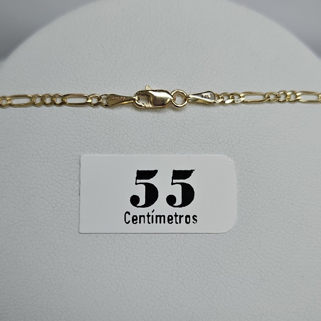 CADENAS 3X1 ORO 14K 55 CM 5.1 GR (NUEVO)