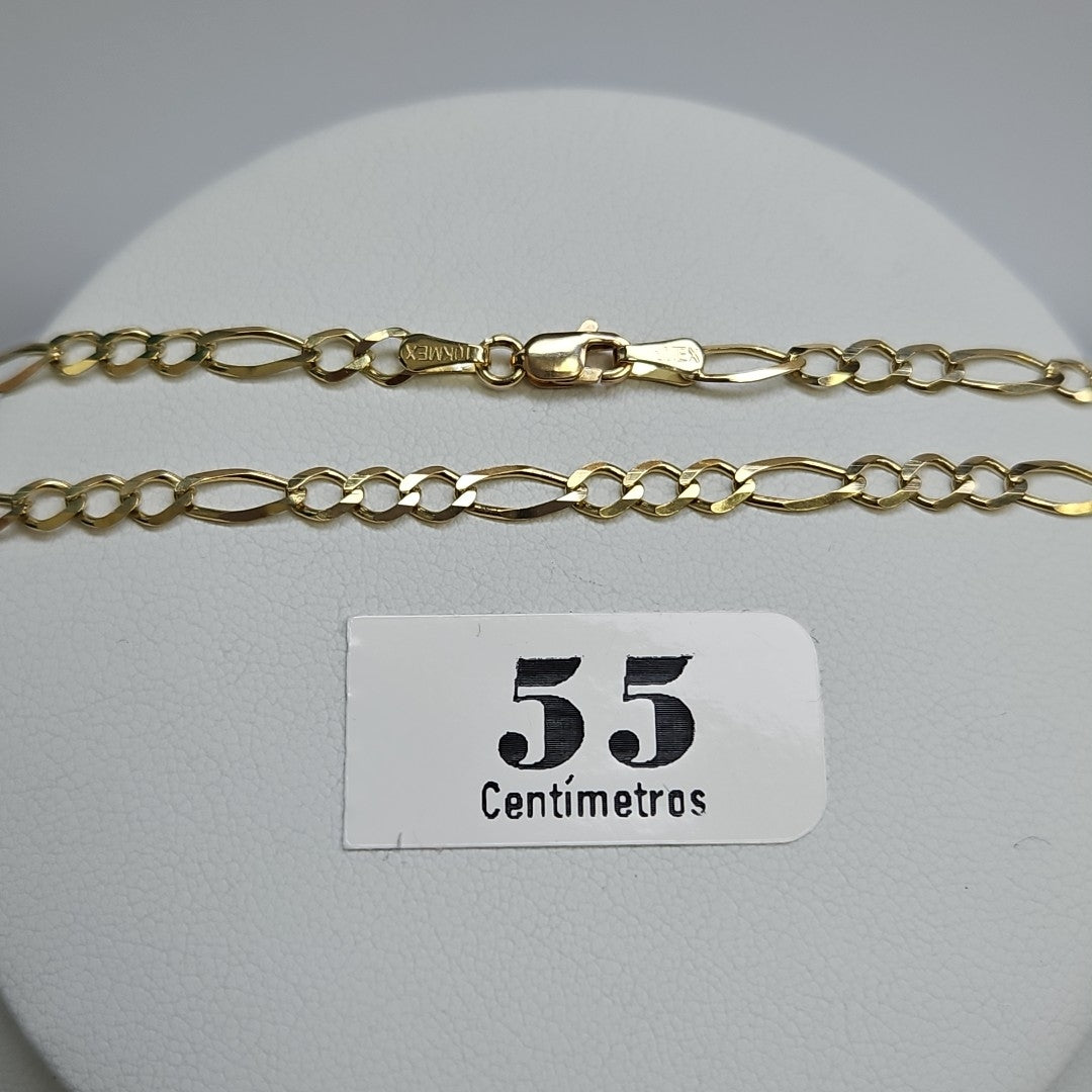 CADENAS TEJIDO 3X1 ORO 10K 50 CM 6.4 GR (NUEVO)