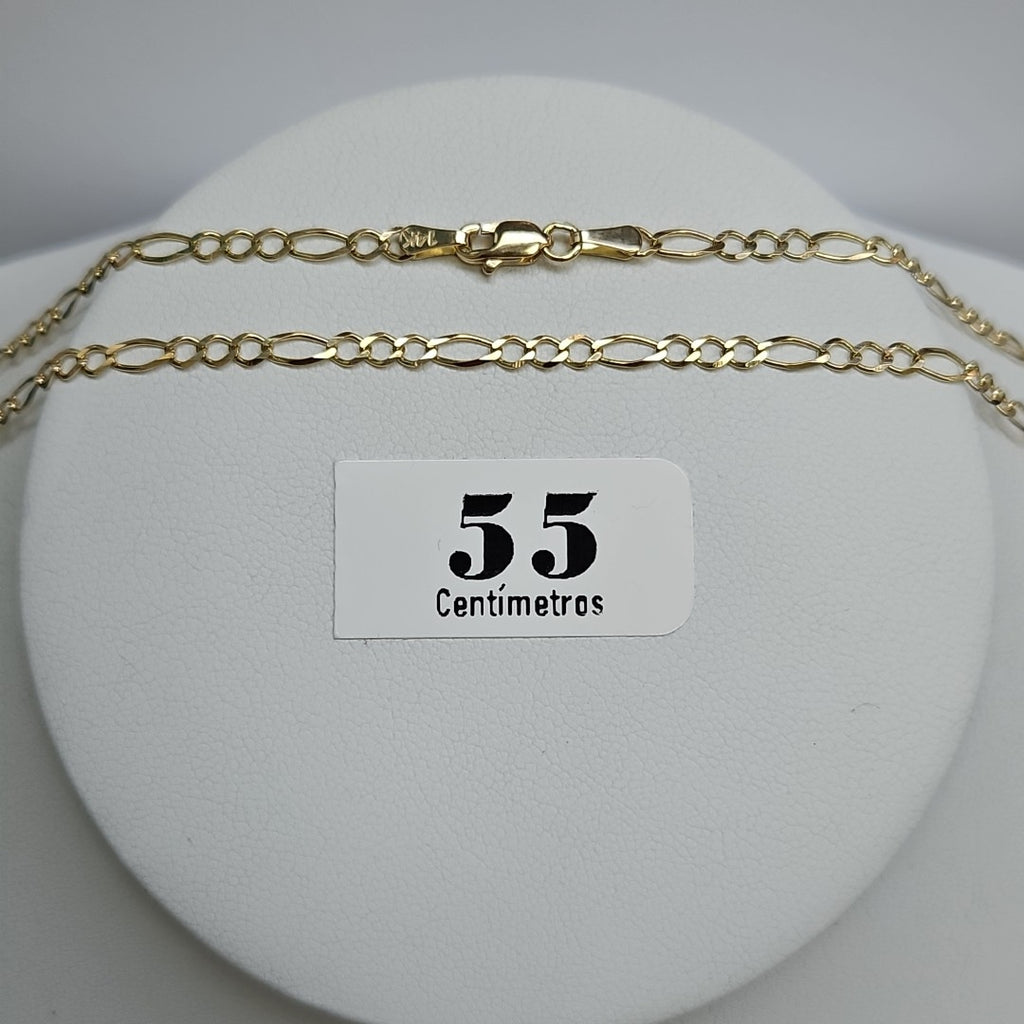 CADENAS 3X1 ORO 14K 55 CM 5.2 GR (NUEVO)