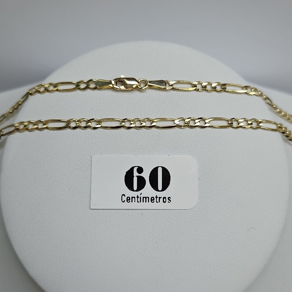 CADENAS 3X1 ORO 14K 60 CM 8.6 GR (NUEVO)
