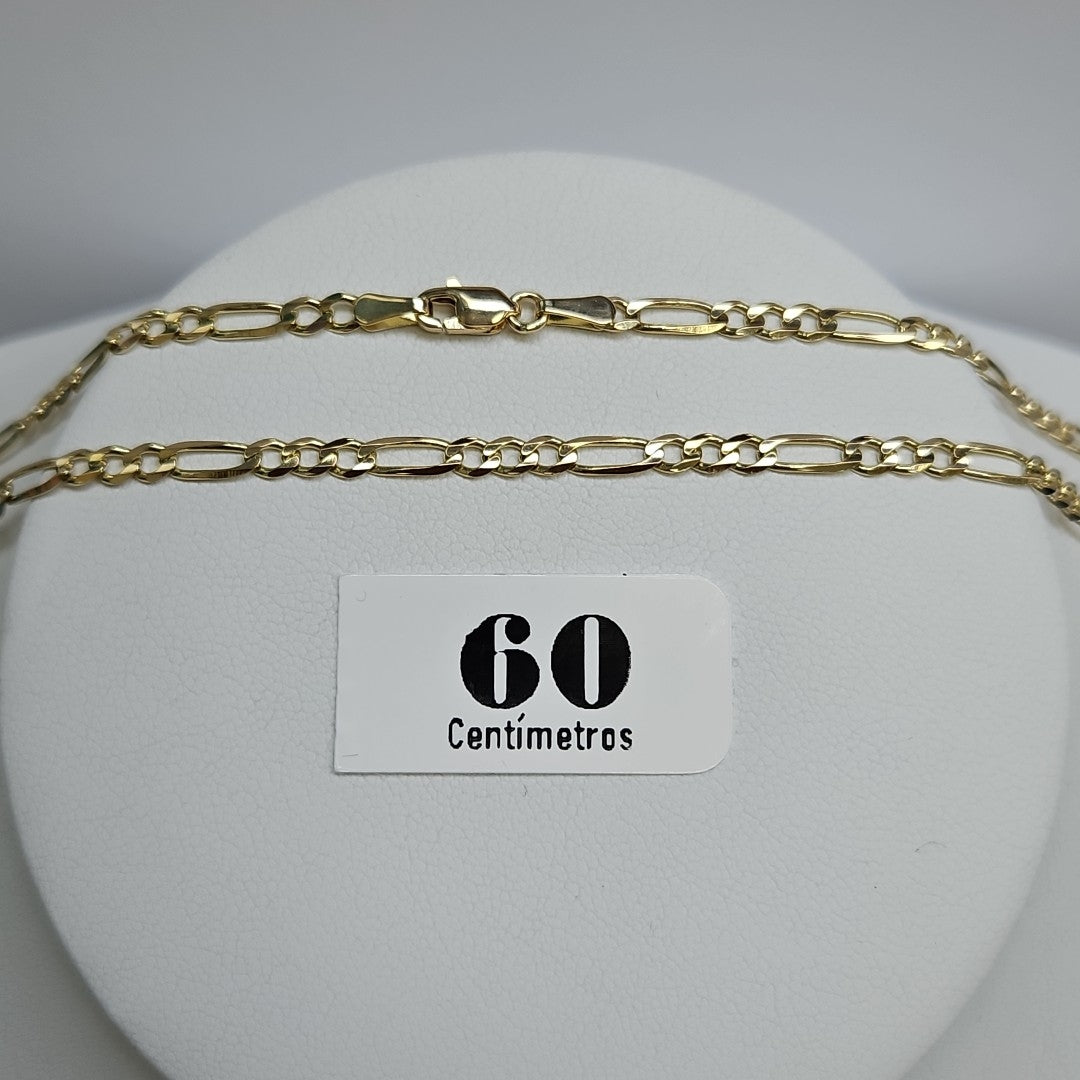 CADENAS 3X1 ORO 14K 60 CM 8.6 GR (NUEVO)