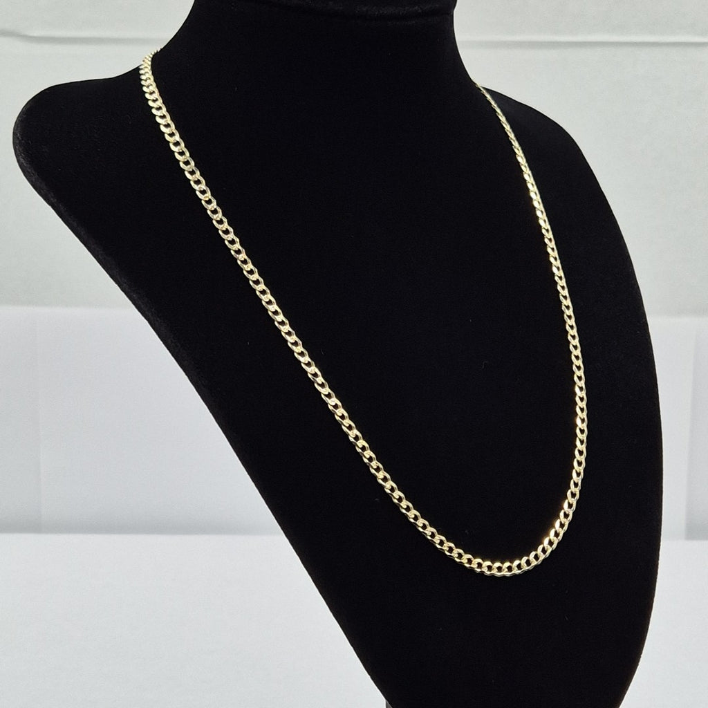 CADENAS BARBADA ORO 14K 55 CM 13 GR (NUEVO)
