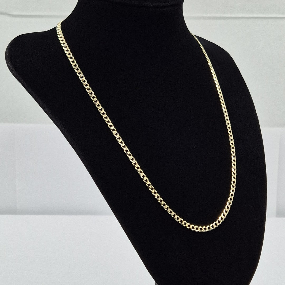 CADENAS BARBADA ORO 14K 55 CM 13 GR (NUEVO)