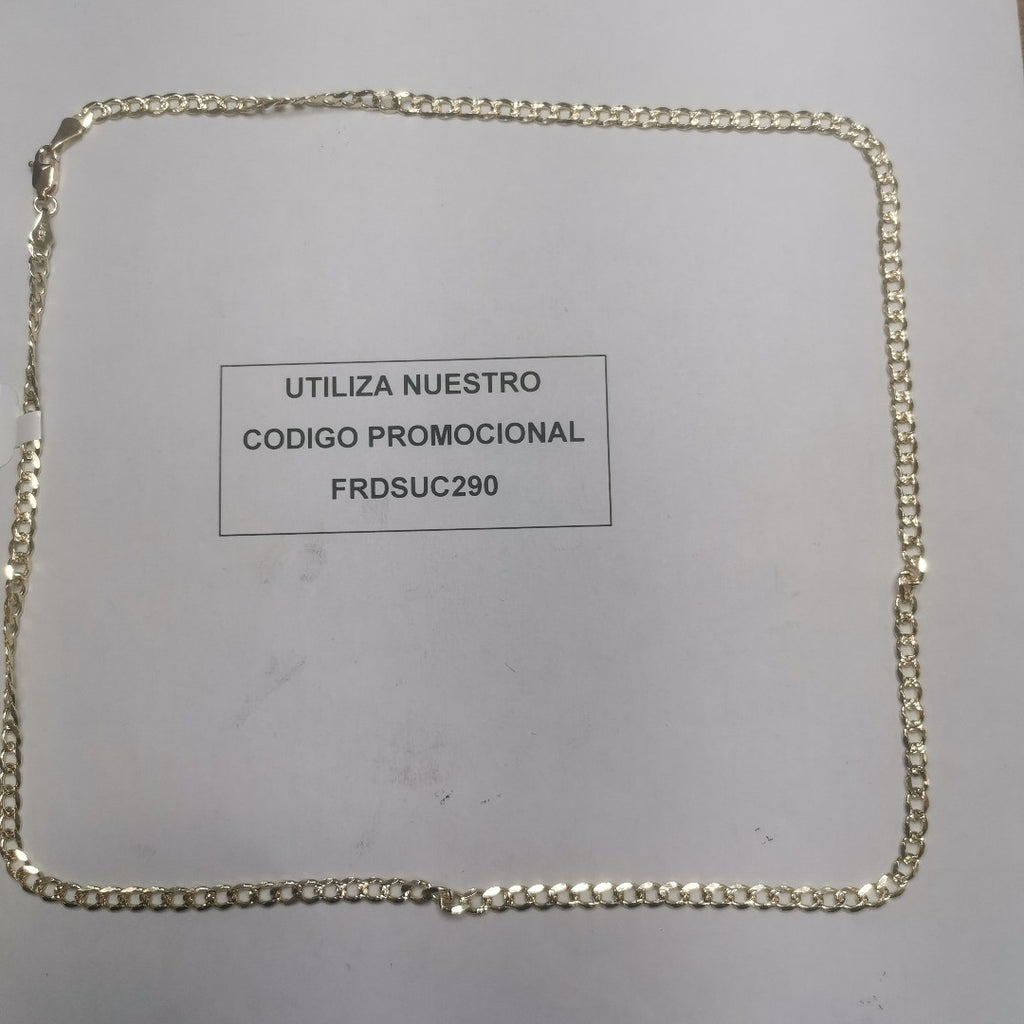 CADENAS BARBADA ORO 14K 55 CM 13.1 GR (NUEVO)