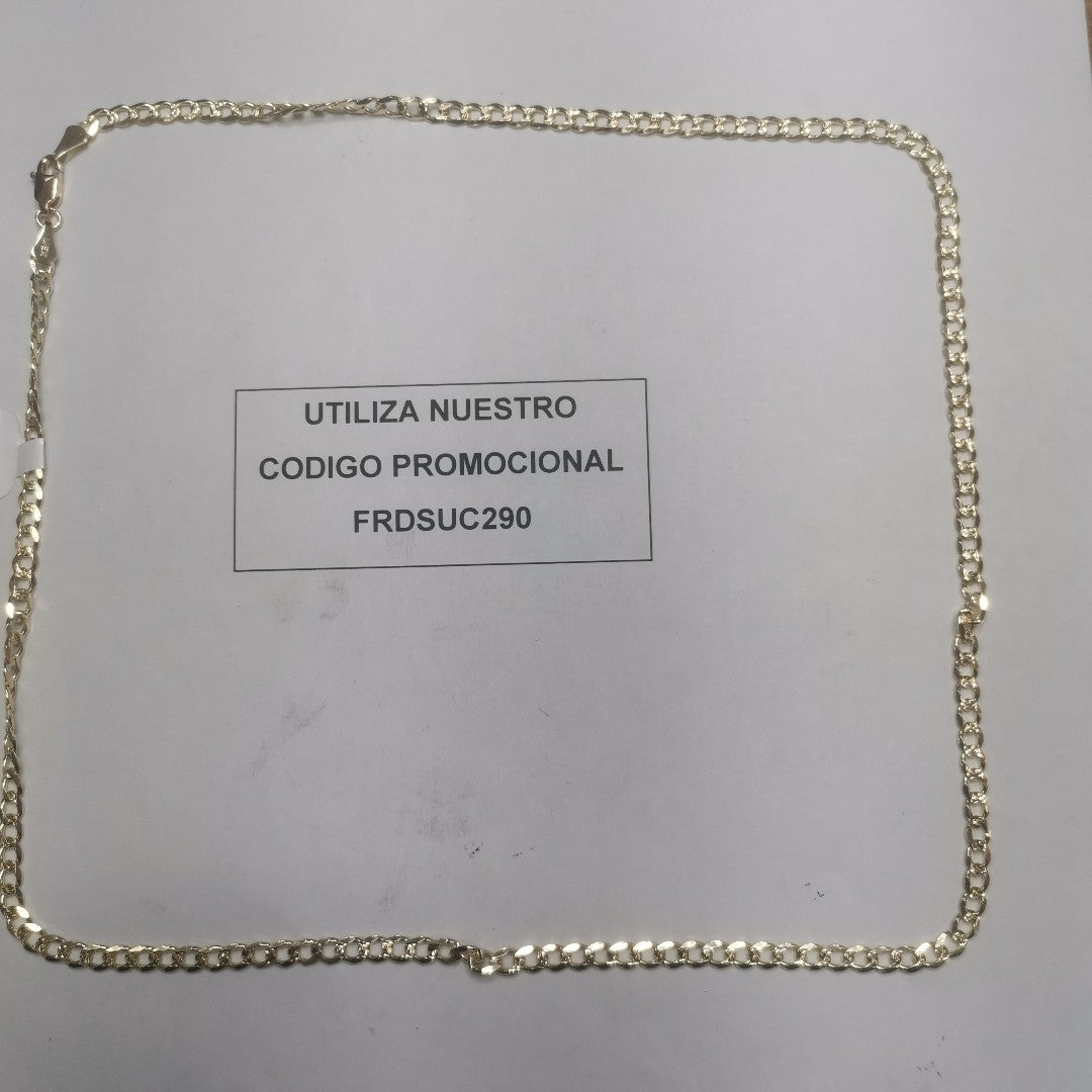 CADENAS BARBADA ORO 14K 55 CM 13.1 GR (NUEVO)