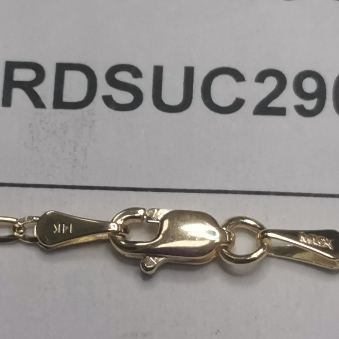 CADENAS TEJIDO 3X1 ORO 14K 55 CM 3.7 GR (NUEVO)