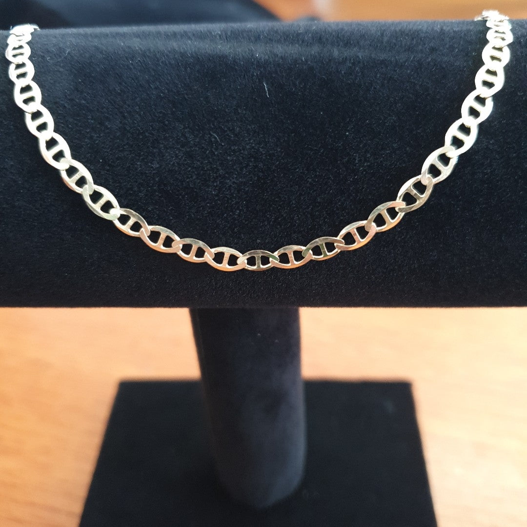 PULSERAS TEJIDO MARINERA ORO 14K 18 CM 3 GR (NUEVO)
