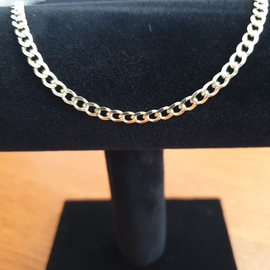 PULSERAS TEJIDO BARBADA ORO 14K 18 CM 4.6 GR (NUEVO)