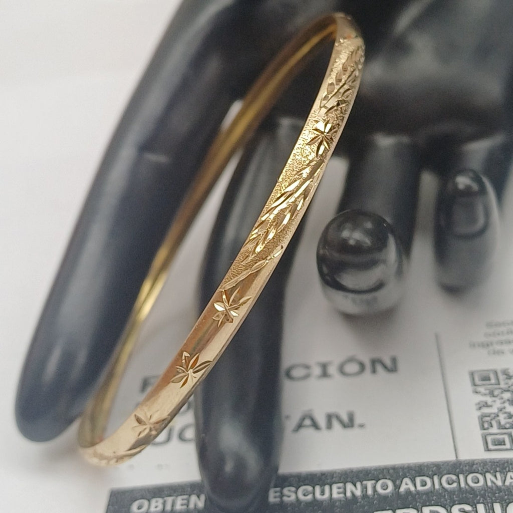 PULSERA RIGIDA ORO 10 K 5 GRMS (SEMINUEVO)