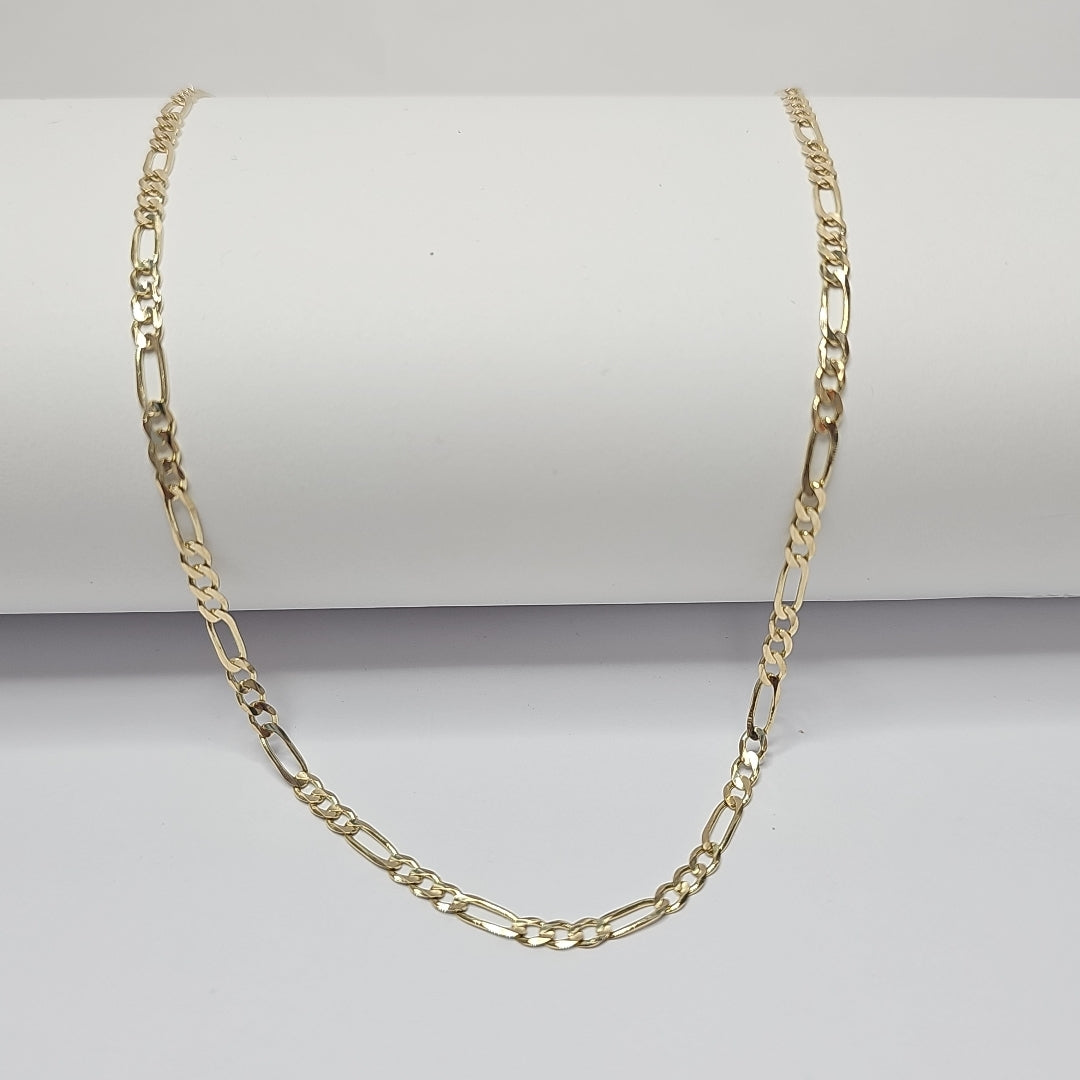 CADENAS 3X1 ORO 14K 55 CM 8 GR (NUEVO)