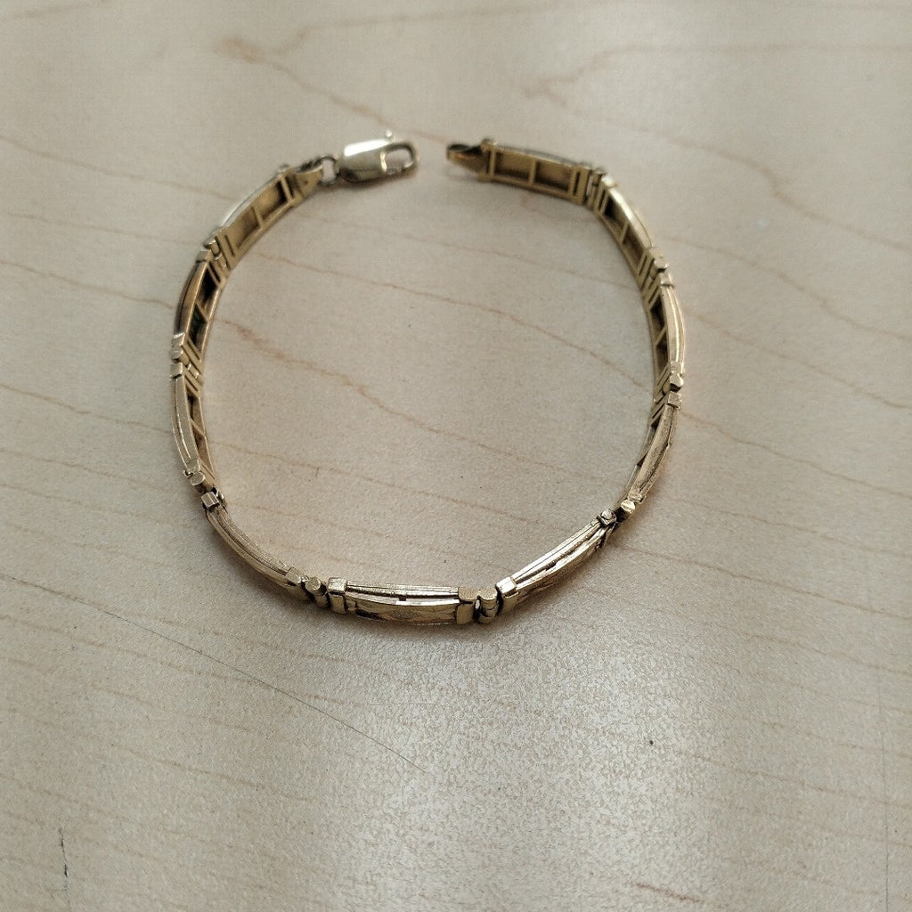 PULSERA ORO COMBINADO 14 K 11.1 GRMS (SEMINUEVO)