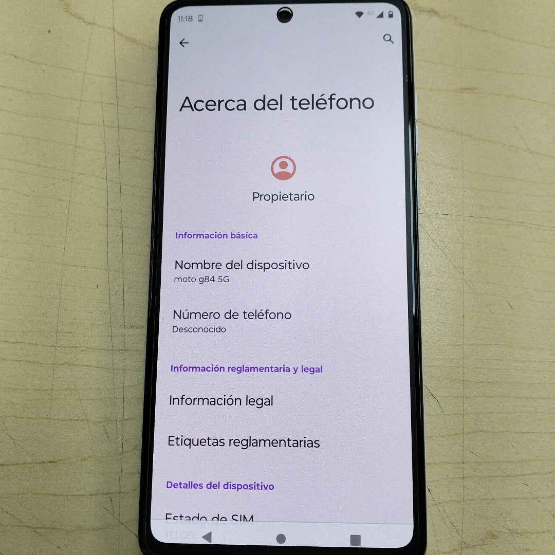 CELULAR MOTOROLA MOTO G84 XT2347-1 (2023) 256 GB 8 GB RAM (SEMINUEVO)